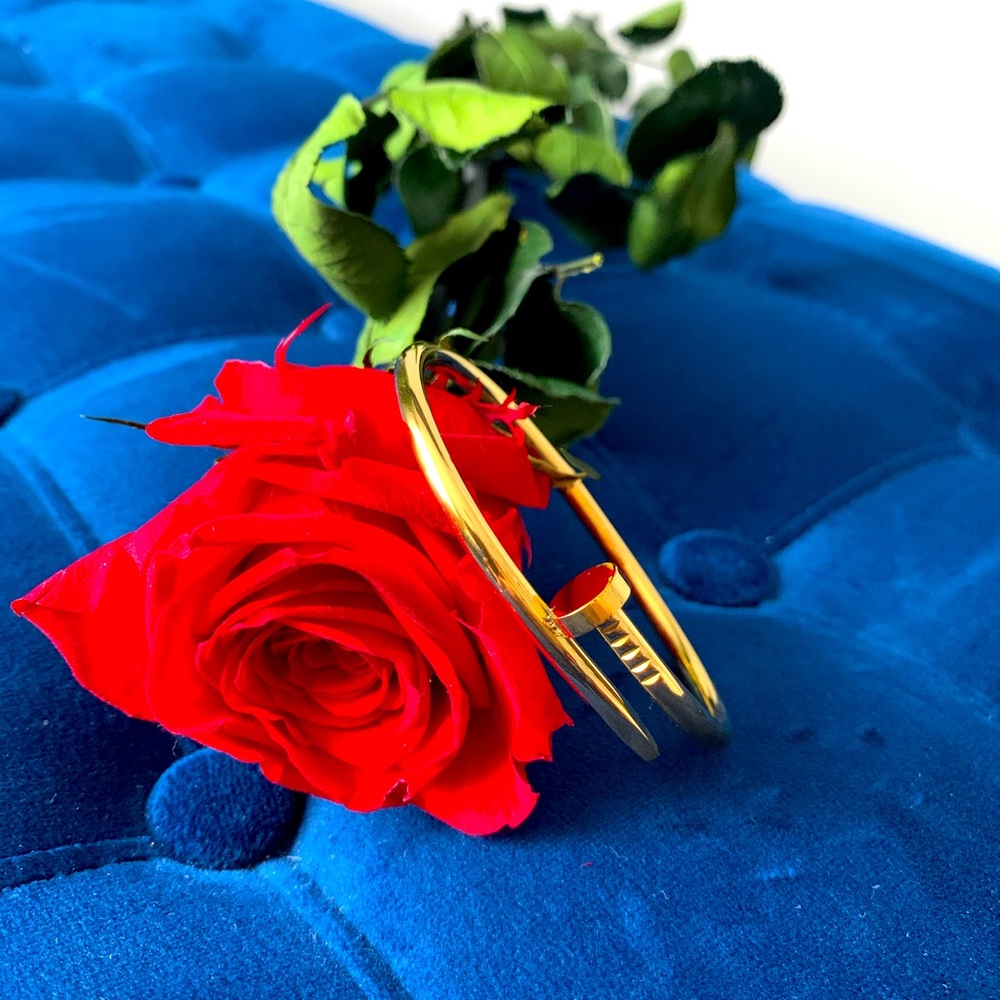 Gold Plated Titanium Steel Bracelet